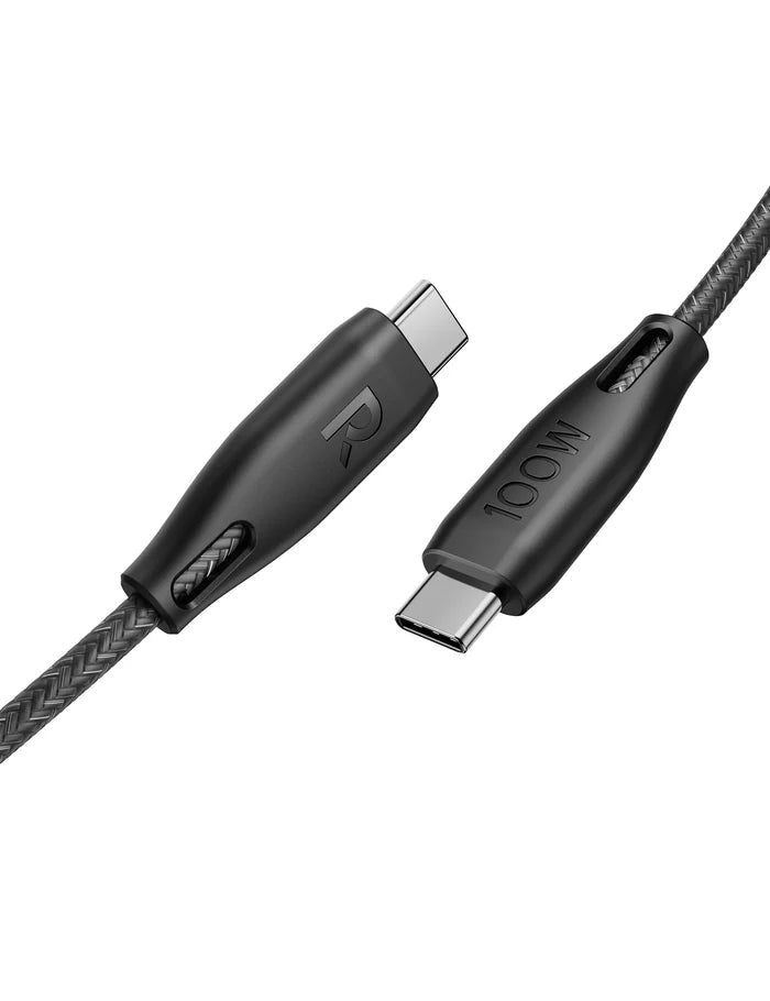 RAVPower Type-C to Type-C Cable 1.5m – RP-CB1035 - كابل راف باور تايب سي إلى تايب سي بطول 1.5 متر