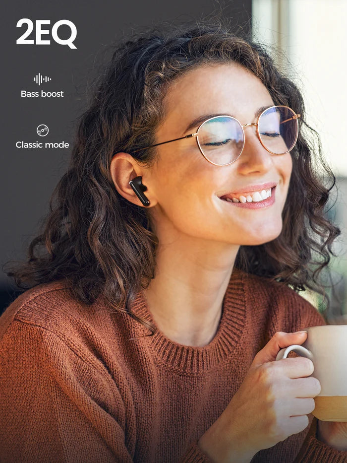 سماعات جويرووم JR-FB3 اللاسلكية, بلوتوث 5.3 ووقت تشغيل حتى 35 ساعة | JOYROOM Funpods Series JR-FB3 True Wireless Earphones – 35H Playtime