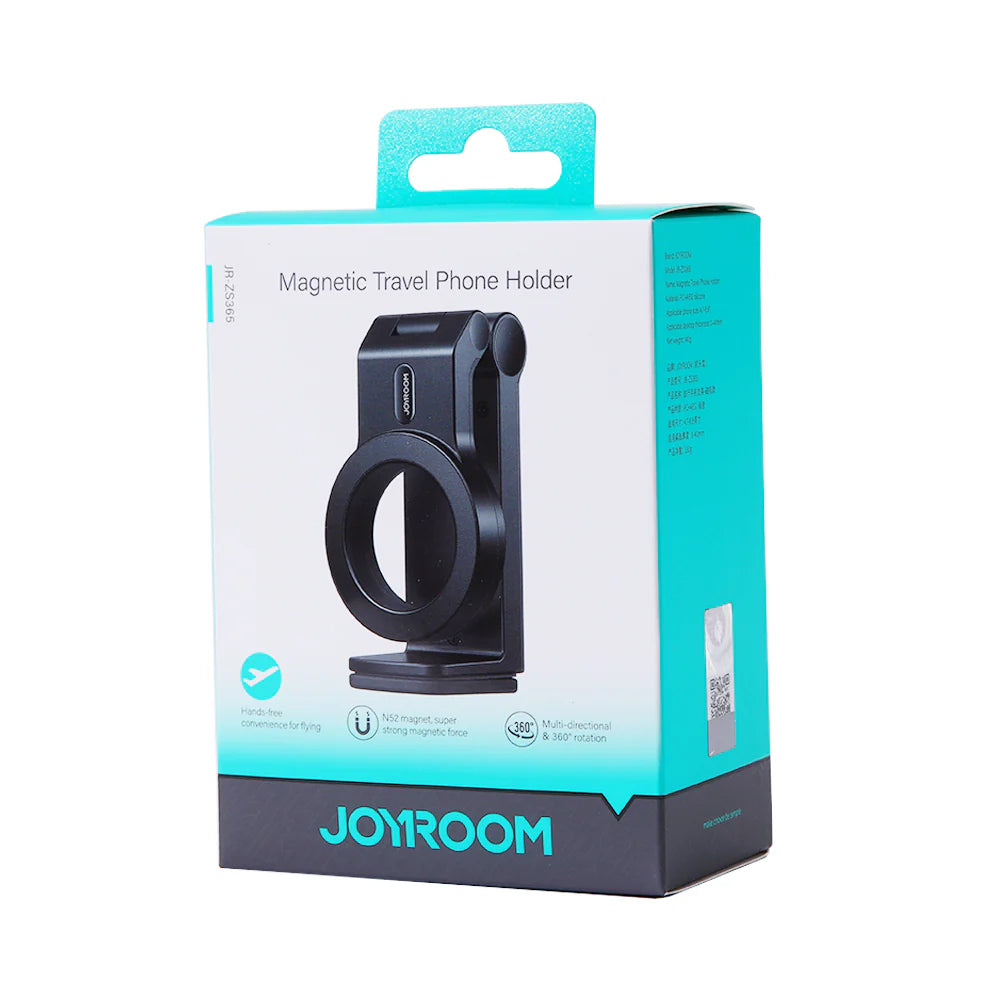 حامل هاتف مغناطيسي للسفر متعدد الاستخدامات من جويرووم - اسود | JOYROOM JR-ZS365 Magnetic Clamp Phone Holder – Black