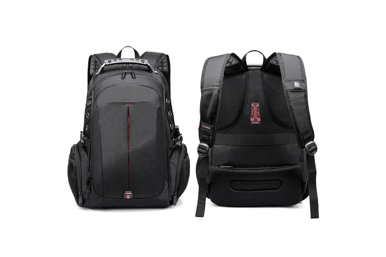 حقيبة ظهر بانجي 1905 بسعة 35 لتر مضادة للسرقة ومقاومة للماء مع منفذ يو اس بي | BANGE BG1905 35L Anti-Theft Waterproof Laptop Backpack, With UAB Port