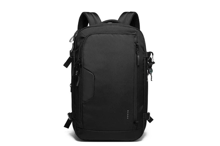 حقيبة ظهر بانجي بسعة كبيرة ضد السرقة ومقاومة للماء - اسود | BANGE Men Large-Capacity Anti-Theft Waterproof Backpack – Black