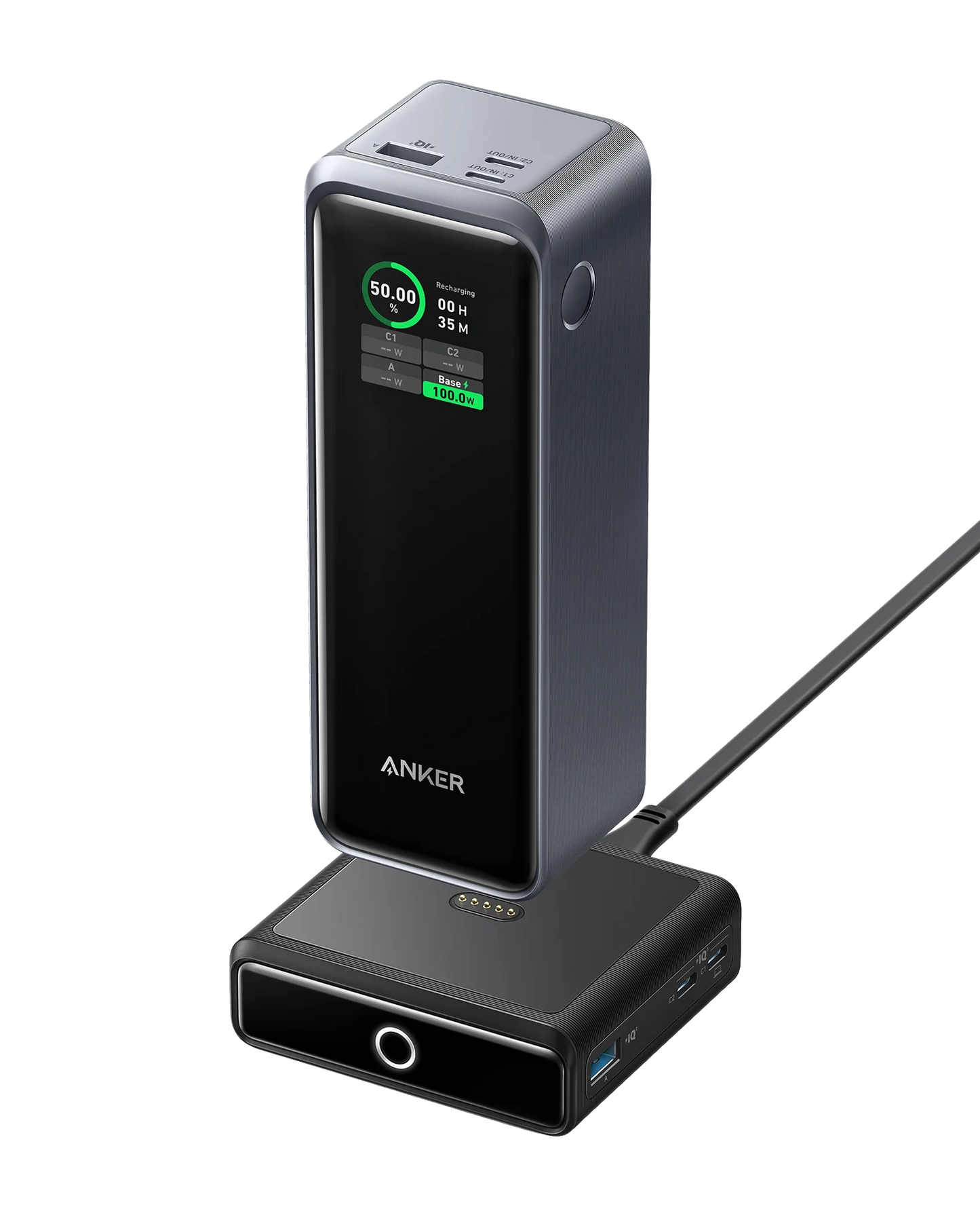 باور بانك أنكر برايم بسعة 27,650 مللي أمبير وبقدرة شحن 250 واط | Anker Prime Power Bank 27,650 mAh 250W