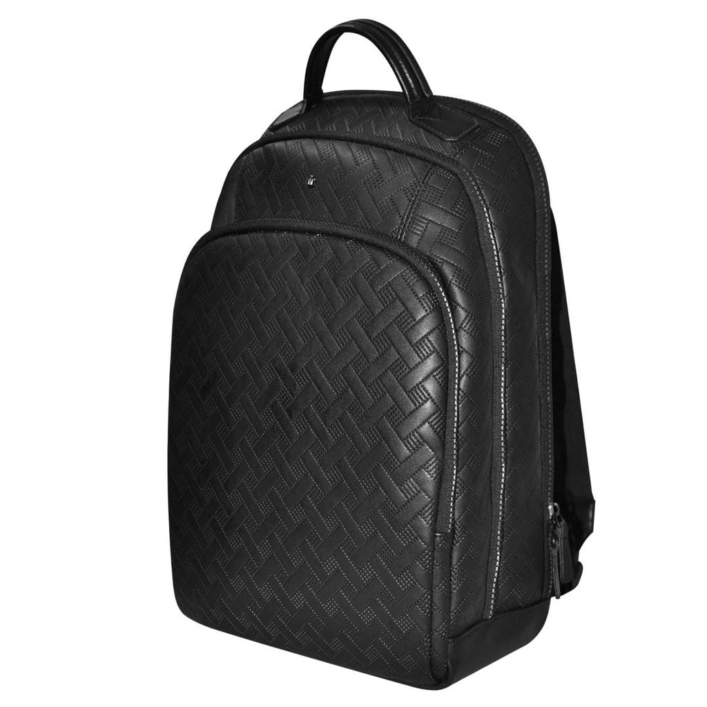 حقيبة ظهر ليفيلو غراسيا مقاومة للماء من جلد PU مع 5 حجرات تخزين - اسود | Levelo Gracia PU Leather Water Resistant Backpack with 5 Storage Compartments – Black