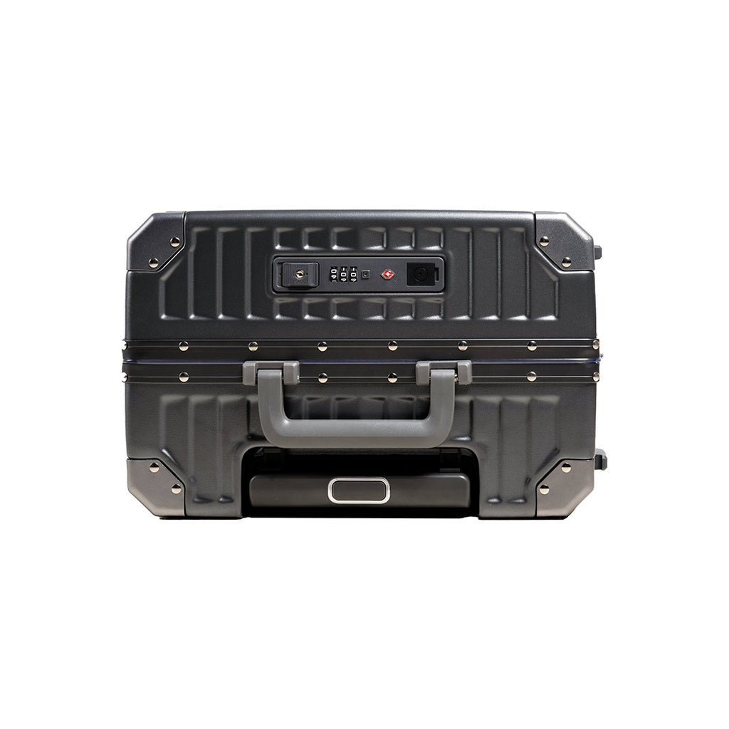 حقيبة سفر ليفيلو روم رولرز 20" مصنوعة من الالمنيوم مع منافذ يو اس بي اي ويو اس بي سي | Levelo RoamRollers 20" Travel Luggage with Aluminum Body Material, USB-A & USB-C Output Ports