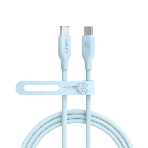 Anker 544 USB-C to USB-C Cable 140W Bio-Based (1.8m/6ft) - كيبل بقدرة 140واط يو اس بي سي الى سو اس بي سي من أنكر