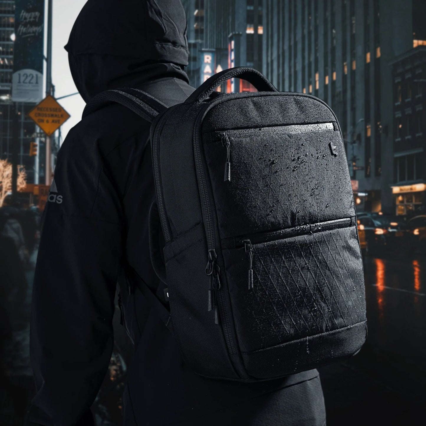 حقيبة ظهر توم توك تيك باك T73 للابتوب بحجم 15.6 انش, بسعة 30 لتر - اسود | tomtoc TechPack-T73 X-Pac Laptop Backpack M 15.6 Inch / 30L Black