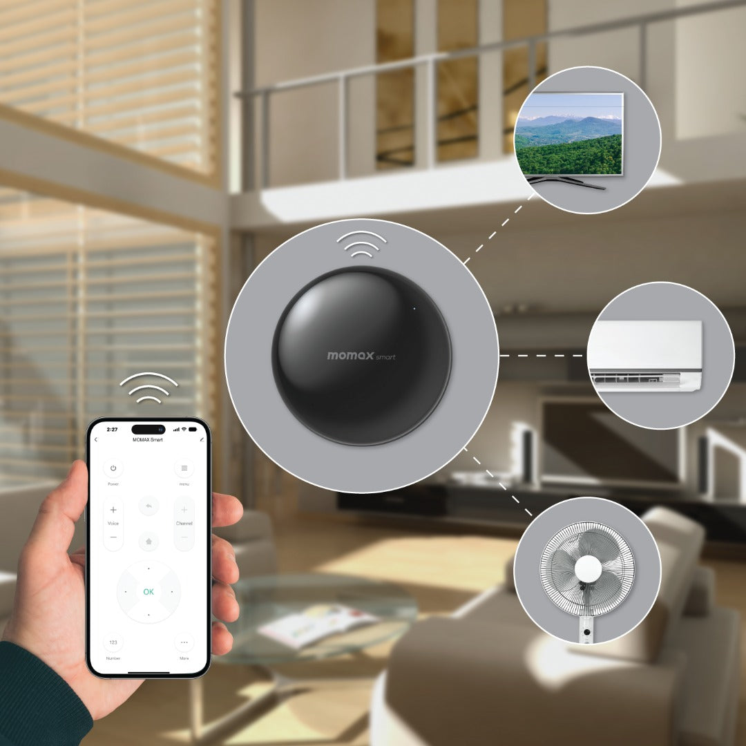 Momax Smart IoT universal IR remote - جهاز تحكم عن بعد من موماكس