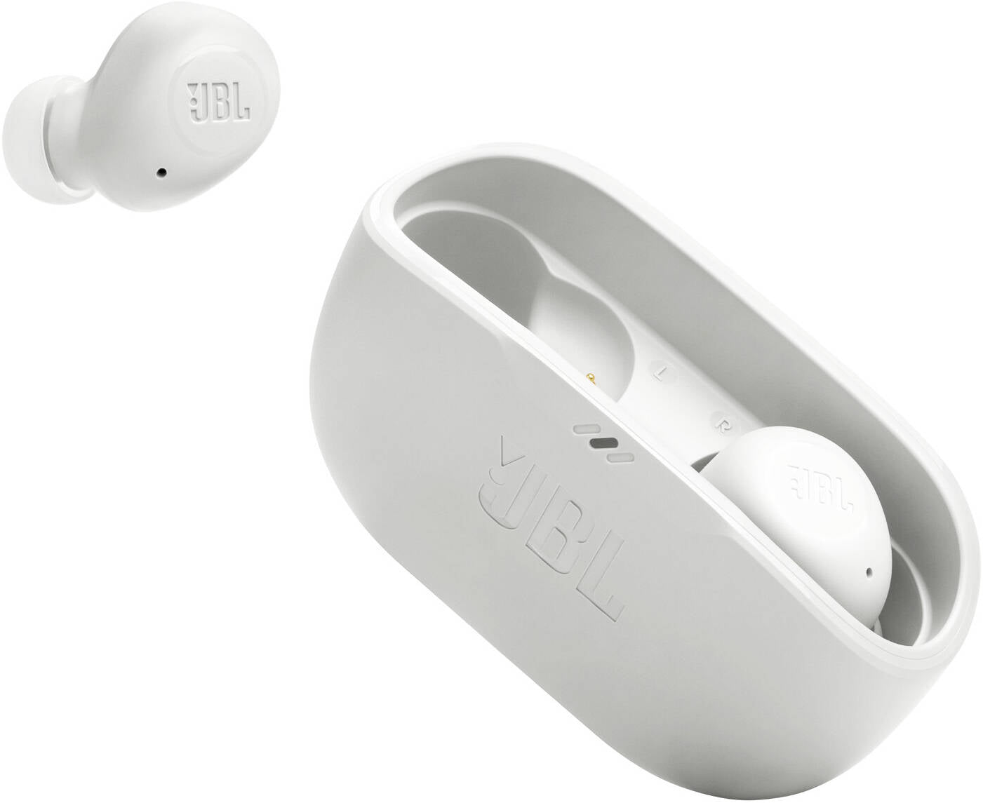 سماعات جي بي ال Wave Buds اللاسلكية - ابيض | JBL Wave Buds True Wireless Earbuds – White