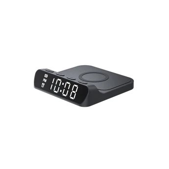 Havit W3031 15W Wireless Charger with Alarm Clock – هافيت شاحن لاسلكي مع منبه 15 واط