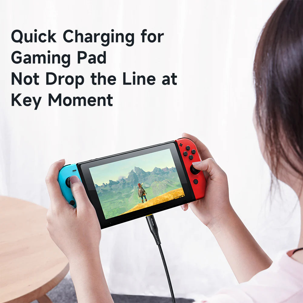 Mcdodo USB-C to USB-C cable PD 100W 1.2m - كيبل يو اس بي سي الى يو اس بي سي سريع الشحن بقدرى 100واط وطول 1.2متر من مكدودو