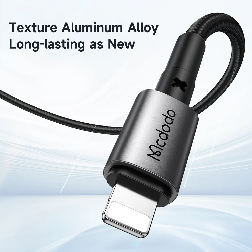 Mcdodo Lightning USB Data Cable 1.2m - كابل بيانات ماكدودو لايتنينج يو اس بي 1.2 متر