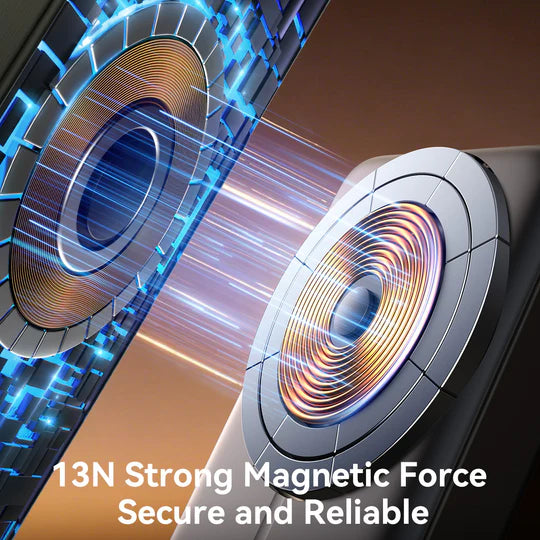 باور بانك جويرووم 3 في 1 مغناطيسي بسعة 10,000 مللي امبير وبقدرة شحن 22.5 واط - اسود | JOYROOM JR-PBM02 22.5W 3-in-1 Magnetic Mobile Power Bank 10000mAh – Black