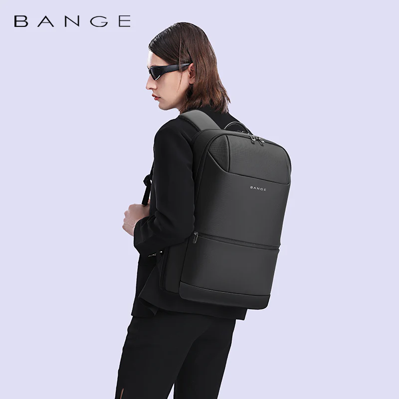 حقيبة ظهر للابتوب بسعة 15.6 انش من بانجي للاعمال والسفر | BANGE Business Travel Big Capacity Backpack (15.6")