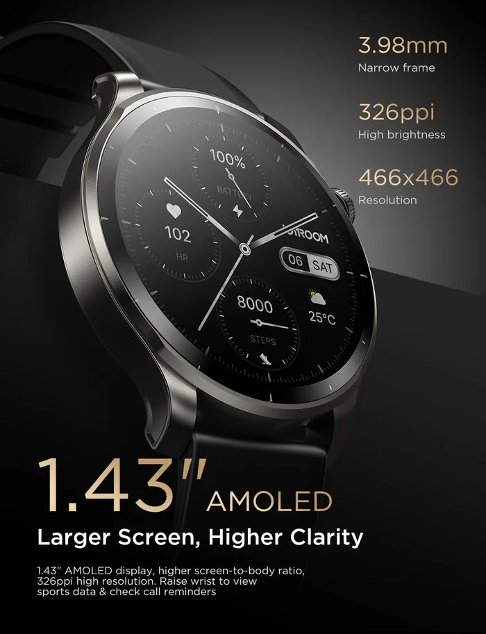 JOYROOM JR-FV1 Venture Series Smart Watch - ساعة JOYROOM JR-FV1 Venture Series الذكية بشاشة AMOLED