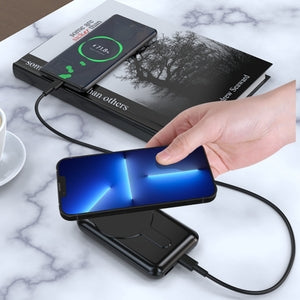 RockRose Magair 10 Neo 10000mAh 20W Max Dual Port PD & QC 3.0 Magnetic Wireless Power Bank With Kickstand - باور بانك لاسلكي بسعة 10000 ميلي أمبير مع ستاند من روك روز