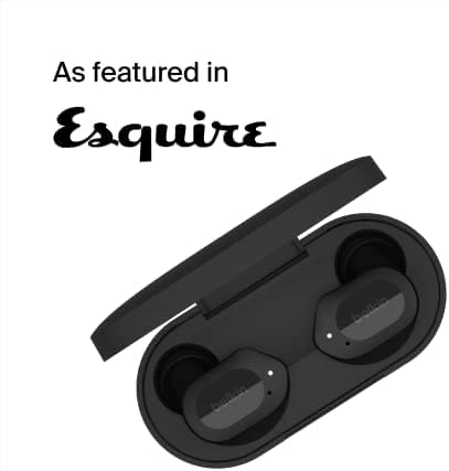 Belkin Wireless Earbuds SoundForm Play True Wireless Earphones with USB-C Quick Charge - سماعات اذن لاسلكية ساوند فورم بلاي ترو اللاسلكية مع شحن سريع يو اس بي نوع سي من بيلكن