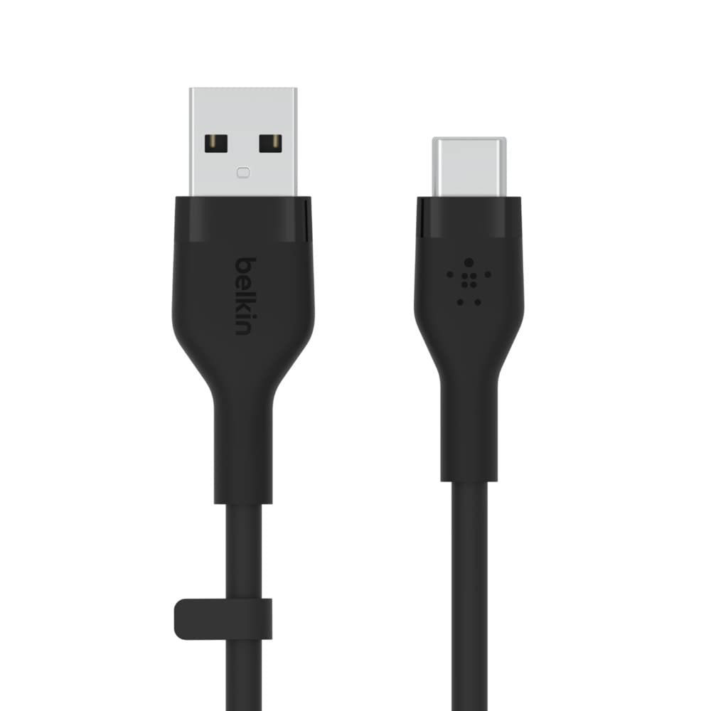 Belkin USB-A to USB-C Silicone Cable 1M - كيبل سيلكون يو اس بي أ اللا يو اس بي سي بطول 1 متر