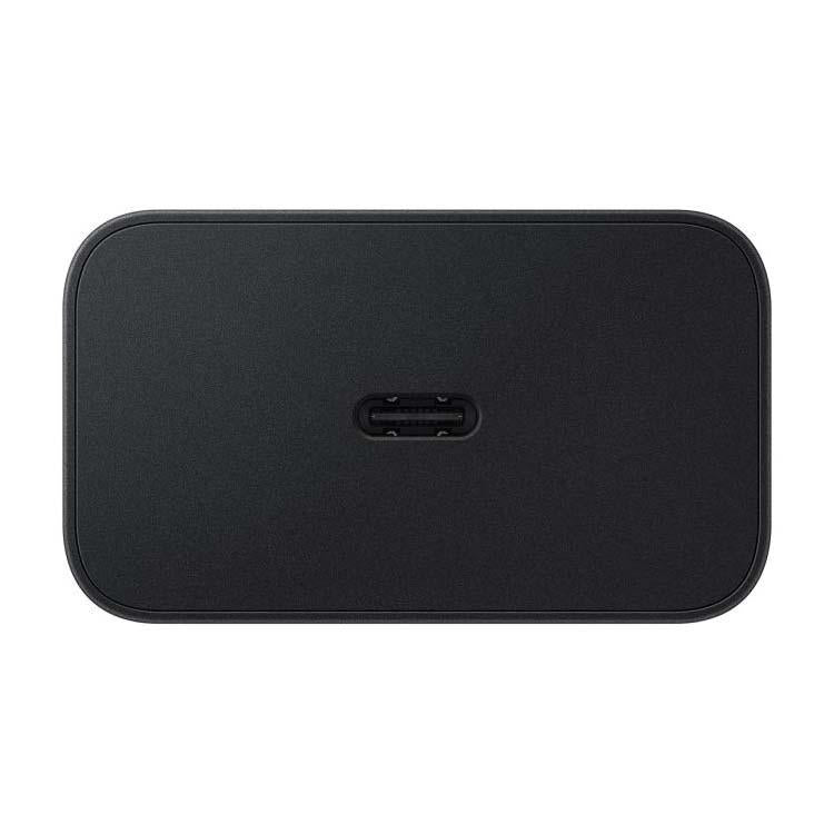 شاحن سامسونج بقدرة 45 واط مع كيبل تايب سي بطول 1.8 متر - اسود | Samsung Travel Adapter 45W 3-Pin with 1.8M USB-C to USB-C Cable – Black