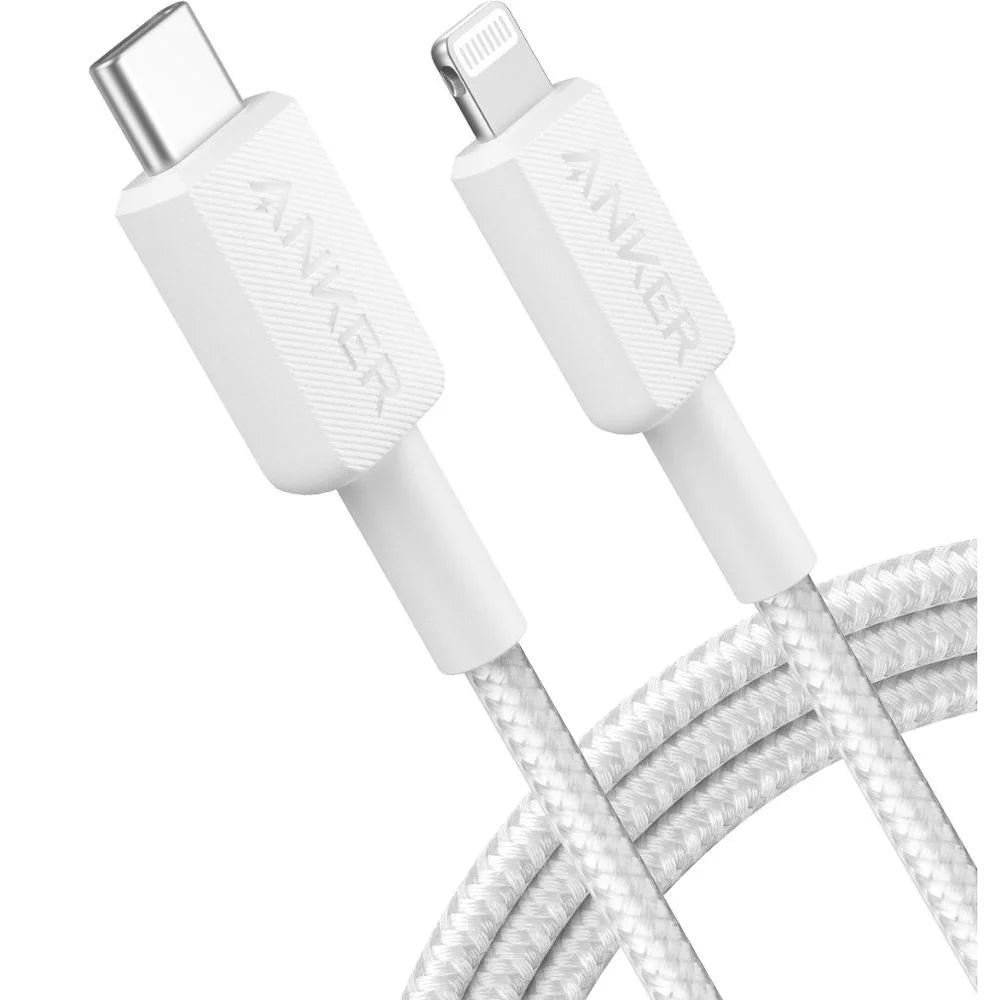 Anker 322 USB-C to Lightning Connector Braided Cable 6ft - كيبل مضفر يو اس بي سي الى لايتننع من أنكر