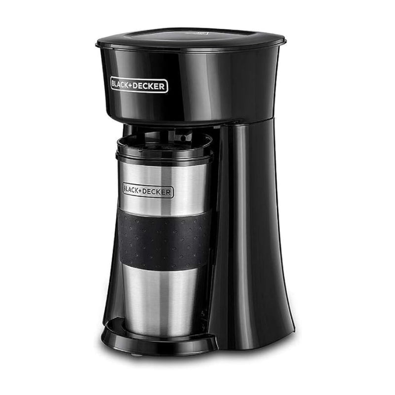 ماكينة صنع القهوة بلاك أند ديكر مع كوب سفر | Black&Decker DCT10-B5 Coffee maker with travel mug