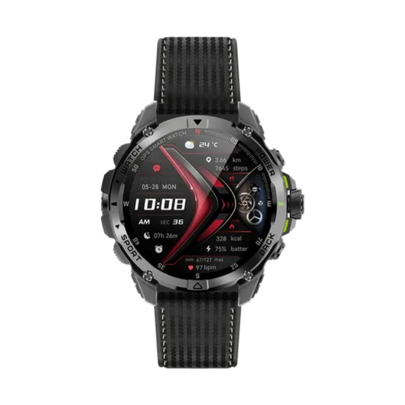 Oraimo Smart watch OSW-852H Light Chrome - ساعة أورايمو الذكية كروم فاتح بشاشة اموليد 1.43 ومقاومة الماء 3ATM