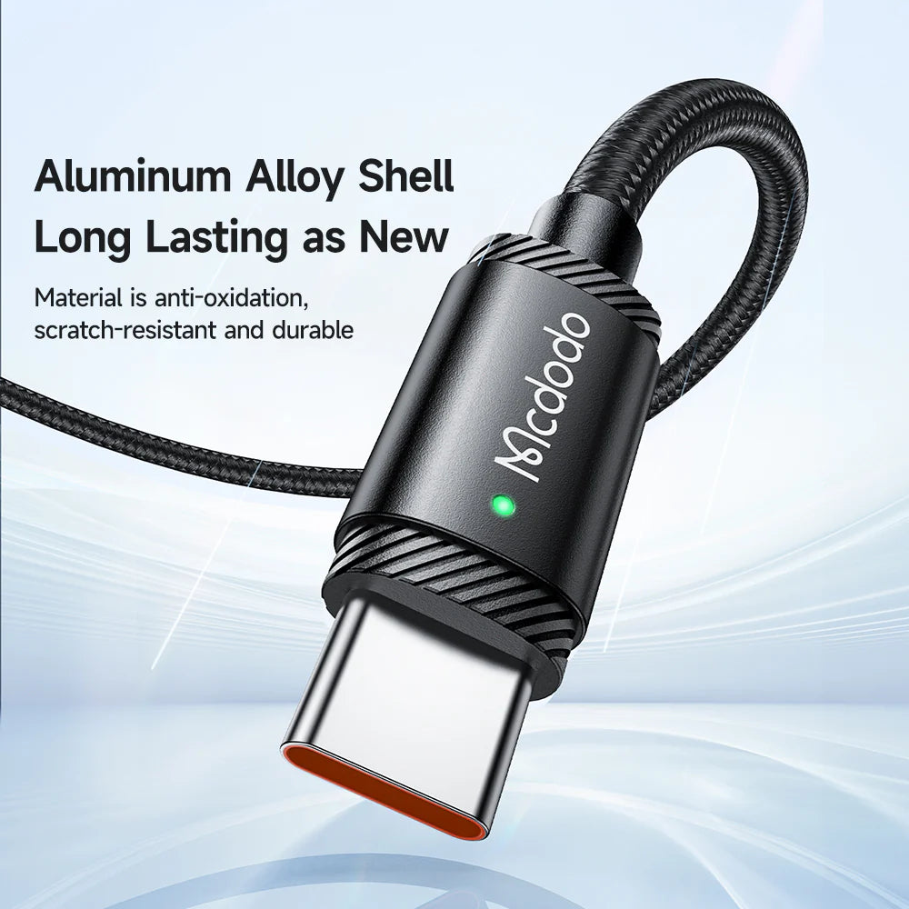 Mcdodo 120W Type-C USB Data Cable 1.5m - كيبل يو اس بي سي بقدرة 120واط وطول 1.5متر
