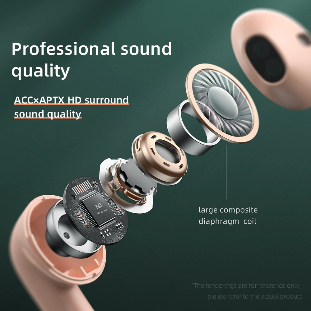 Mcdodo TWS Earphone with wireless charge - سماعة ماكدودو توايس مع شحن لاسلكي