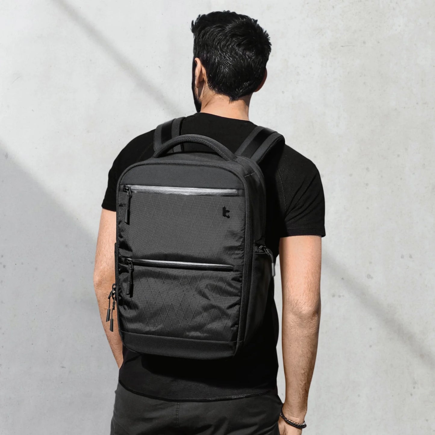 حقيبة ظهر توم توك تيك باك T73 للابتوب بحجم 15.6 انش, بسعة 30 لتر - اسود | tomtoc TechPack-T73 X-Pac Laptop Backpack M 15.6 Inch / 30L Black