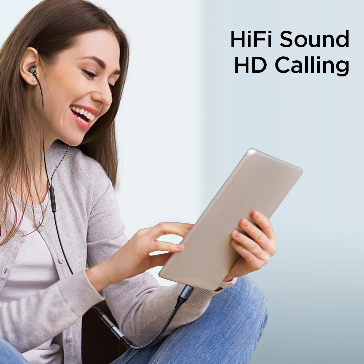 JOYROOM SY-C01 Type-C to 3.5mm Audio Adapter - محول صوت جويروم من تايب سي إلى 3.5 مم تصميم قوي وصوت نقي