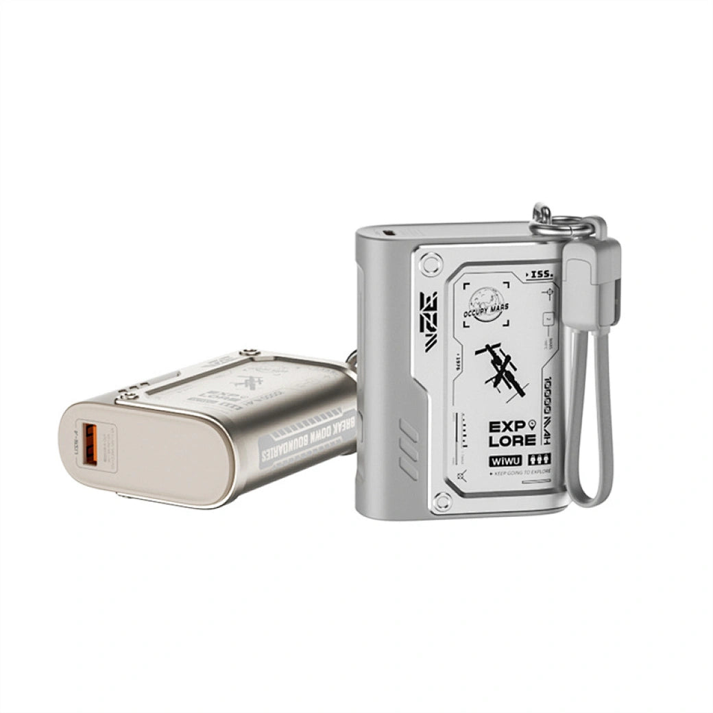 باور بانك ويوو شيلد WI-P026 بسعة 10,000 مللي امبير وبقدرة شحن 22.5 واط | WiWU Shield Series Wi-P026 10000mAh Power Bank 22.5W Quick Charge