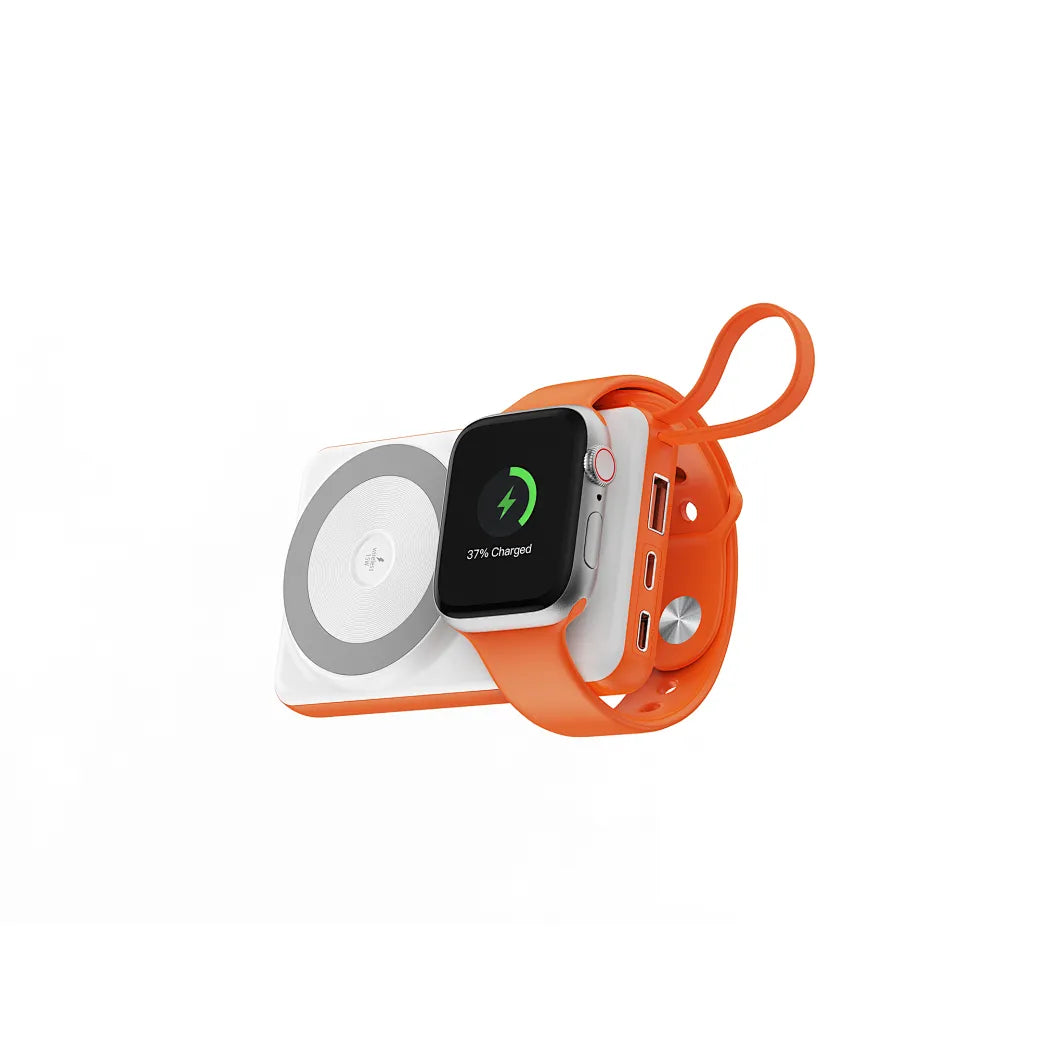 WiWU Wi-P007 CORE 22.5W 10,000mAh Power Bank with Built in Cable - باور بانك ويوو كور بسعة 10000ميلي أمبير شحن سريع 22.5 واط مع كابلات مدمجة