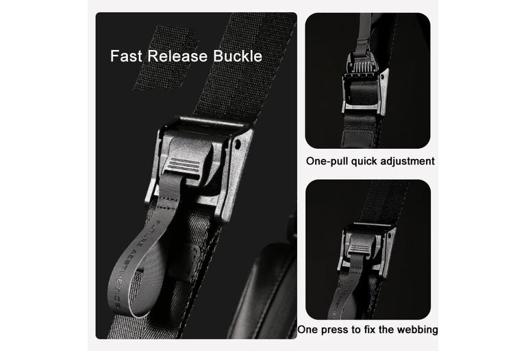 BANGE Crossbody Bag Waterproof Business Bag for Men | حقيبة كتف من بانجي ضد الماء للرجال, بتصميم عملي للرحلات القصيرة