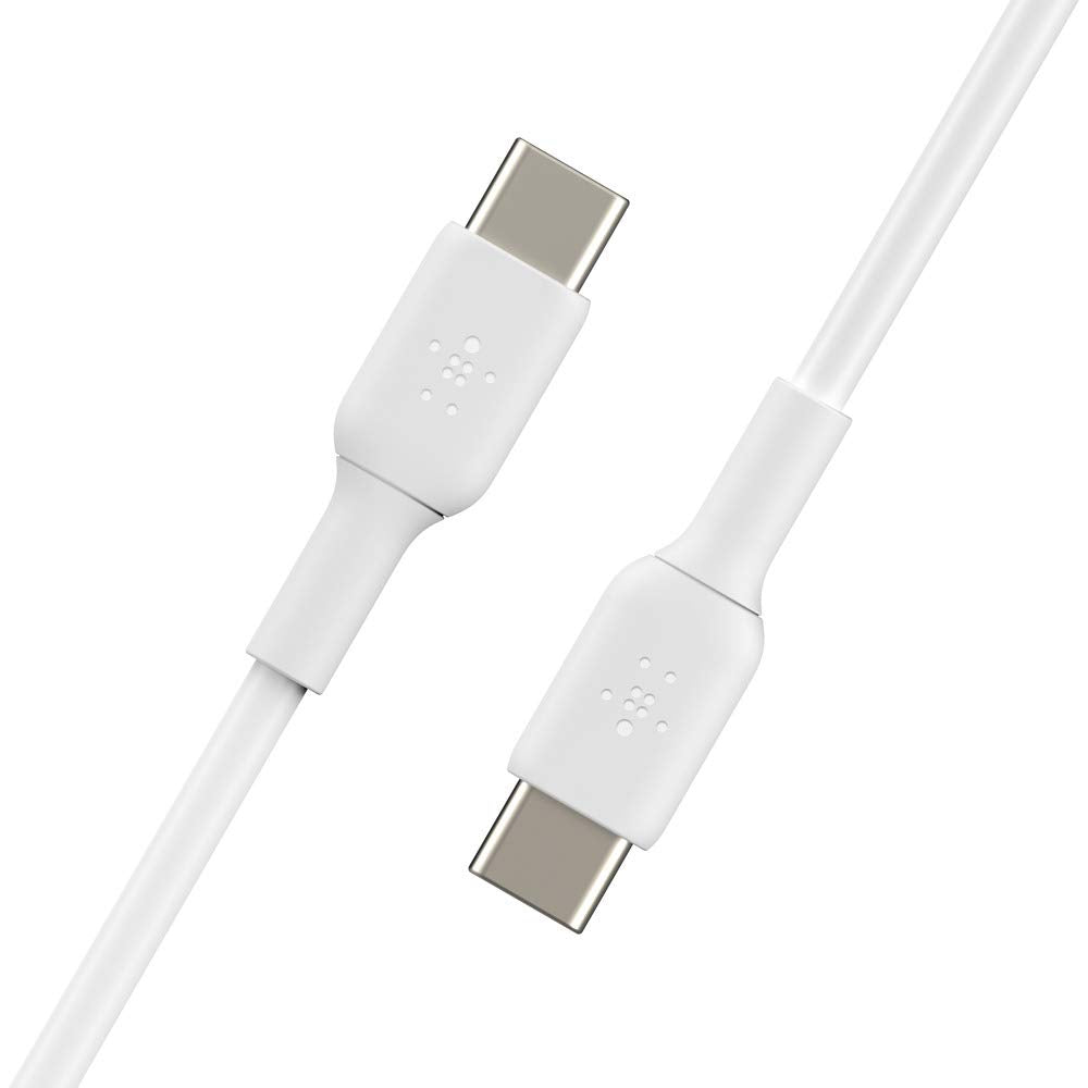 Belkin BoostCharge USB-C to USB-C 1M - كيبل شحن سريع بتقنية البوست شارجر يو اس بي سي الى يو اس بي سي بطول 1 متر