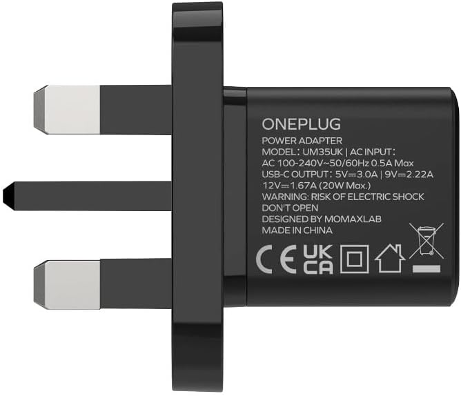 Momax Oneplug 1 port USB-C Fast Charger 20W Mini Charger Travel - شاحن جداري بمنفذ يو اس بي سي وقدرة 20واط