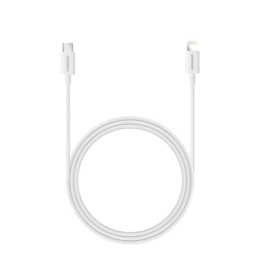 RockRose Zeta CL 1M 20W Lightning To USB-C Charge & Sync Cable - روك روز زيتا سي أل كابل للشحن و المزامنة بطول 1 متر 20 وات لايتنينيج الى يو اس بي سي