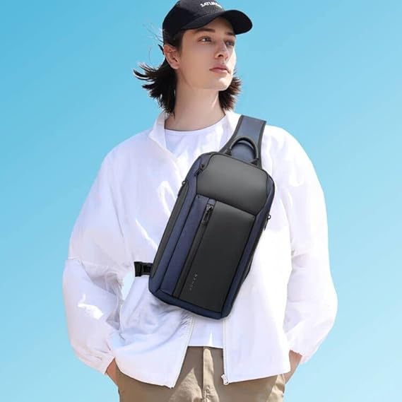 Bange Titan Sling Bag (11 inch iPad) Water-Resistant Crossbody Men's Bag | حقيبة كتف حول الجسم للرجال من بانجي تايتان, مقاومة للماء, تتسع لجهاز ايباد 11 بوصة