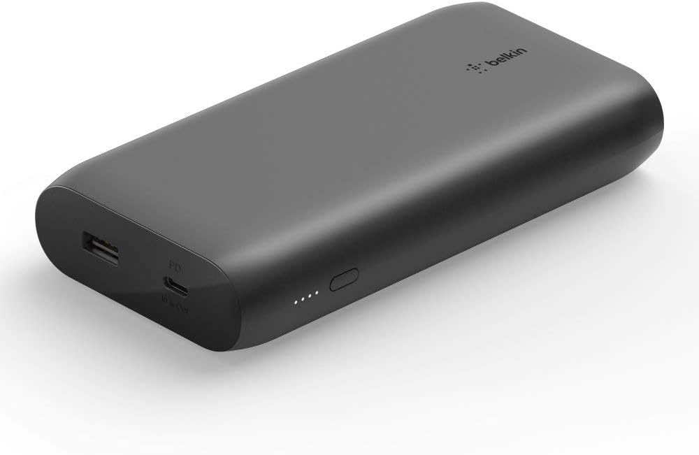 بيلكن باور بانك بوست تشارج يو اس بي سي 20 كيلو مللي امبير في الساعة - Belkin BoostCharge USB-C PD 20k mAh Power Bank