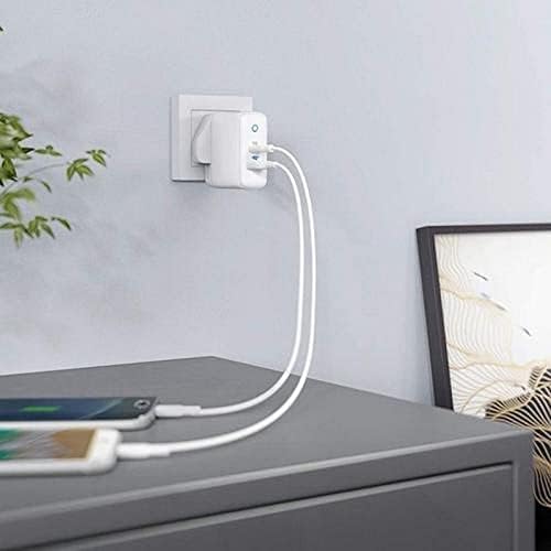 شاحن انكر باور بورت بقدرة 20 واط منفذين يو اس بي و15 واط يو اس بي أ - Anker PowerPort PD+ 2 20W 2-Port USB-C & 15W USB- A
