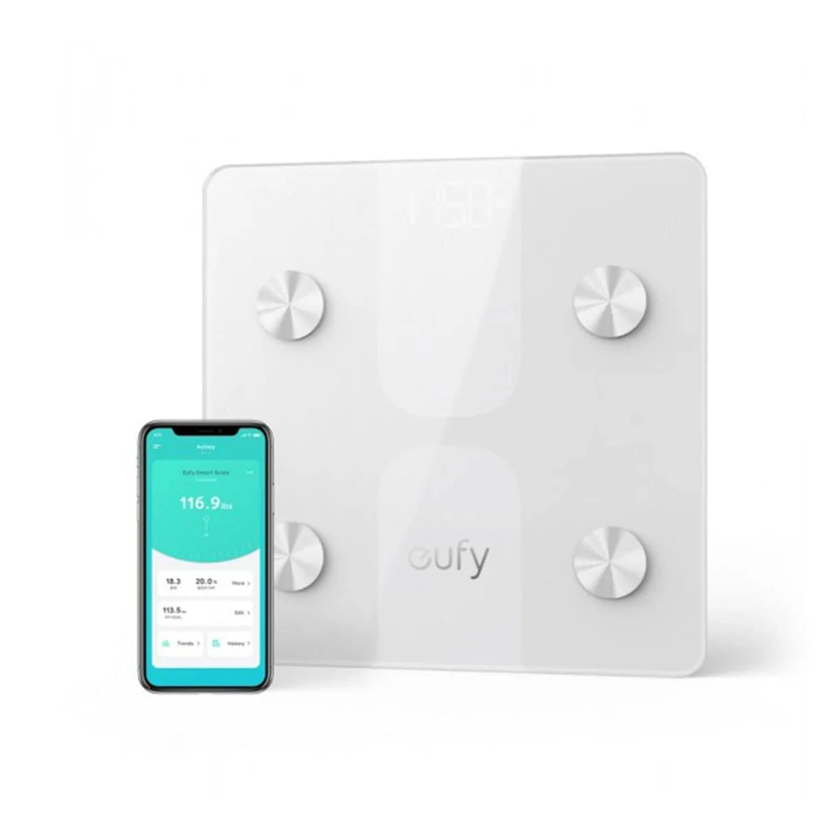 Anker eufy Clean Smart Scale C1 - ميزان أنكر يوفي الذكي مع بلوتوث وتحليل تكوين الجسم واللياقة البدنية