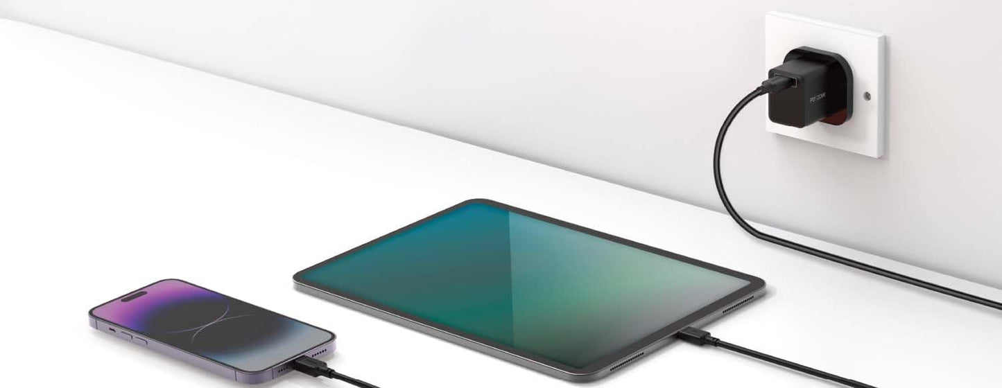 Momax One Plug 20W USB-C Mini Charger - شاحن موماكس وان بلاج صغير بقدرة 20 واط, يدعم شحن سريع