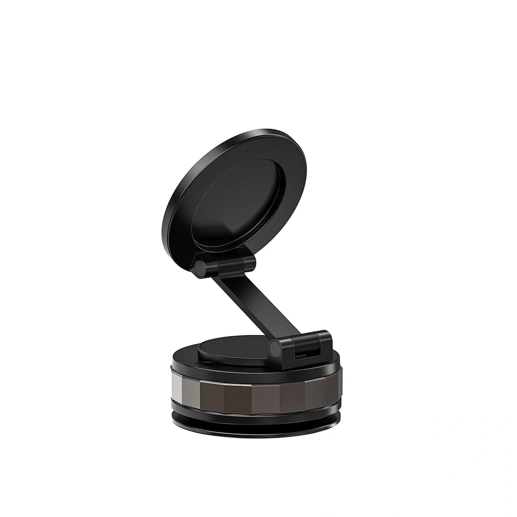 حامل هاتف ويوو Wi-CH057 المغناطيسي قابل للطي والدوران 360 درجة - اسود | WiWU Wi-CH057 Vacuum Suction Foldable Magnetic Phone Holder 360° Rotating – Black