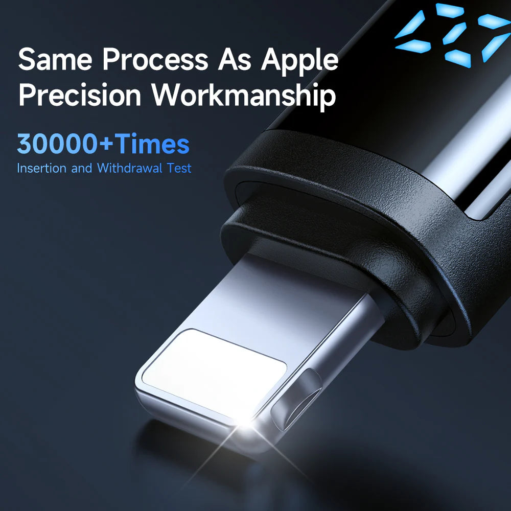 Mcdodo 36W Battery Level Display USB C To Lightning Cable 1.2m - مكدودو 36واط عرض مستوى البطارية يو اس بي سي إلى كابل لايتننغ 1.2 متر