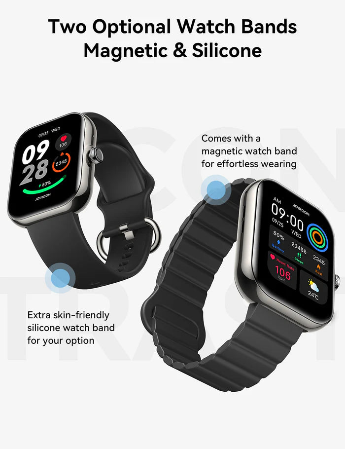 JOYROOM JR-FT5 Plus Smart Watch 1.96" with Bluetooth Calls - JOYROOM JR-FT5 Plus ساعة ذكية بشاشة 1.96 ومكالمات بلوتوث