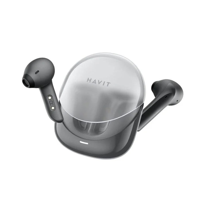 Havit Modern Buds TWS Wireless Earbuds Clear Stereo Sound - سماعات أذن هافيت مودرن بادز ترو اللاسلكية ستيريو