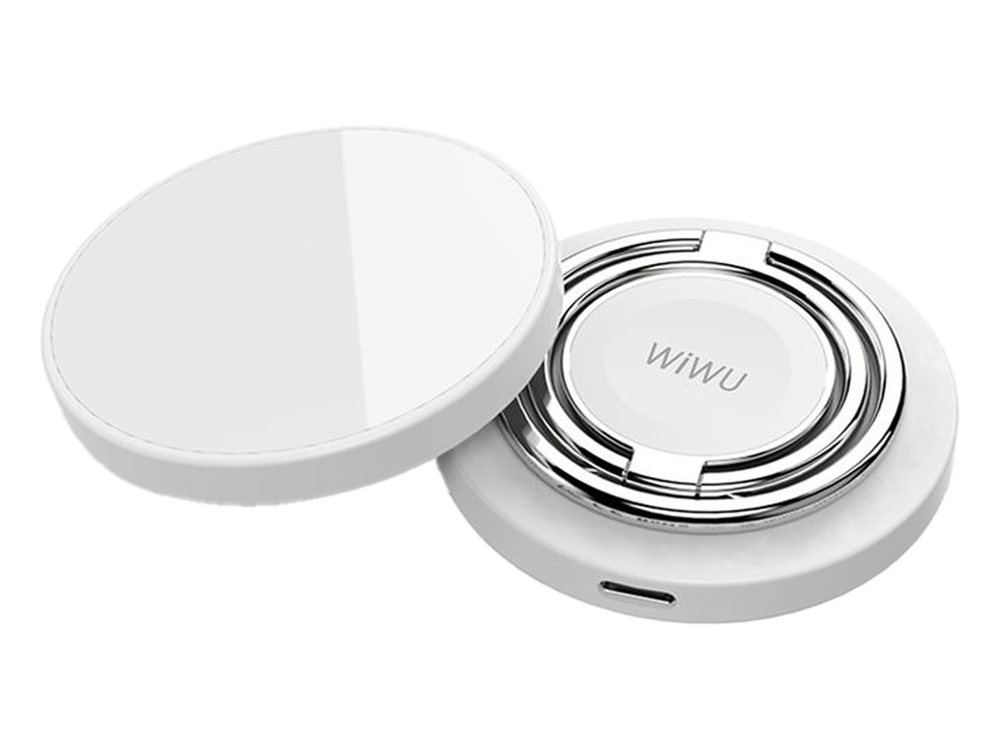 شاحن ويوو المغناطيسي اللاسلكي 3 في 1 بقدرة شحن 15 واط | WiWU Wi-W027 3 in 1 Magnetic Wireless Charger 15W