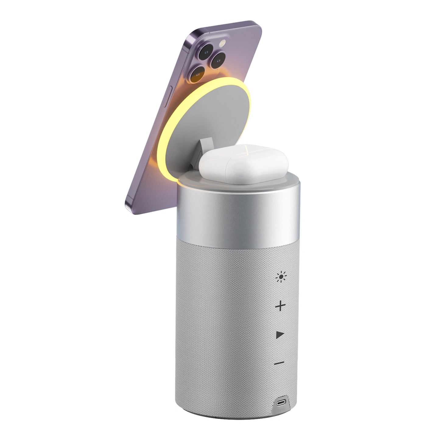 شاحن ويوو اللاسلكي 3 في 1 مع مكبر صوت | WiWU 3 in 1 Wireless Charger & Speaker