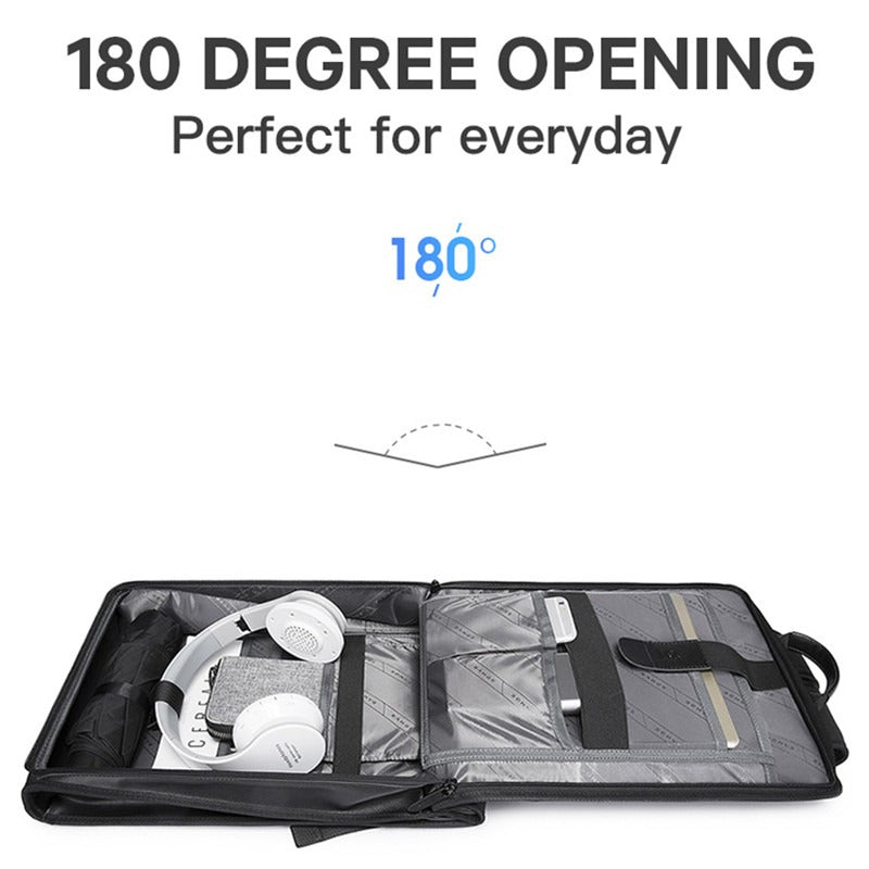 حقيبة ظهر بانجي لايكان للاعمال مقاس 14 بوصة مقاومة للماء | BANGE Lycan 14-inch Business Multi-Compartment Water Resistant Laptop Backpack