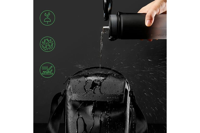 BANGE Crossbody Bag Waterproof Business Bag for Men | حقيبة كتف من بانجي ضد الماء للرجال, بتصميم عملي للرحلات القصيرة