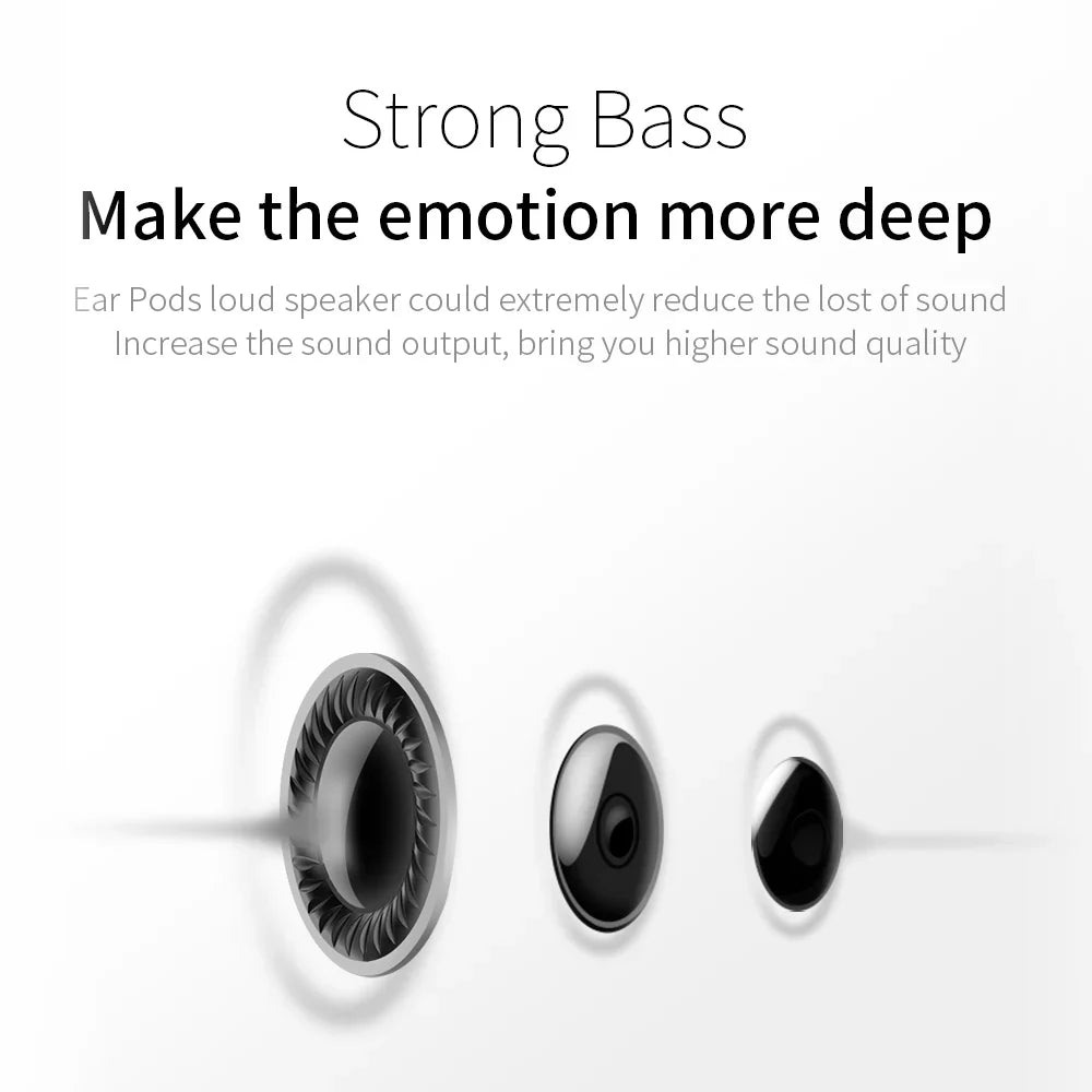 سماعات أذن سلكية جويرووم بمنفذ 3.5 ملم - صوت عالي الجودة | JOYROOM Wired Earphones 3.5mm High-Quality Sound