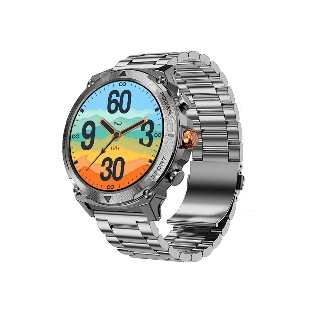 WiWU SW03 Smart Watch – 1.43" AMOLED, IP68 Waterproof - ساعة ويوو الذكية 1.43 بوصة، مقاومة للماء IP68